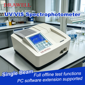 Spectrophotomètre UV/VIS Drawell DU-8600/N, logiciel PC pour protéines, équipement de test de matériaux chimiques industriels - Product Image 3