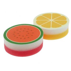 Custom Bath Cute Soft Fruit Sponges <b>for</b> Home Kitchen Bottle Wash Cleaning Sponge - Product Image 2