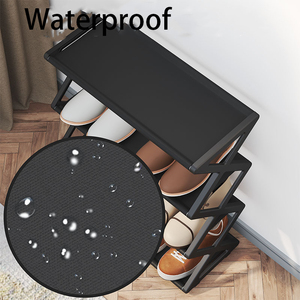 Niseven tùy chỉnh 4 Tầng Kệ giày không thấm nước không dệt kệ lưu trữ cho lối vào hành lang có thể điều chỉnh giá giày - Product Image 6