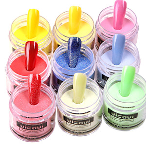 Ensemble de poudre de cristal de couleur d'ongle en gros outil d'ongle étendu poudre sculptée en trois dimensions poudre infiltrante ensemble de 28g - Product Image 3