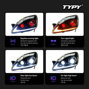 TYPY pour Honda CRV 2004-2006 : Kits de conversion de phares à lentille laser, feux de jour LED et clignotants séquentiels - Product Image 3