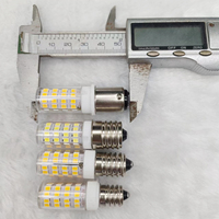 Lampes LED E12 en forme de maïs, lumière du jour 6000K, base en céramique, équivalent halogène, pour lustres résidentiels, ventilateurs de plafond, 5W