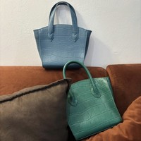 Sac à main en cuir véritable à motif crocodile personnalisé OEM, sac à bandoulière pour femmes