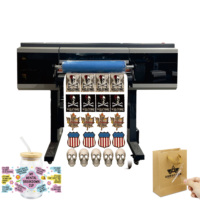 Imprimante à rouleaux UV DTF A1 60 cm, laminateur automatique multicolore, étiquettes adhésives, état neuf, numérique tout-en-un, fonctionnalités d'impression Epson