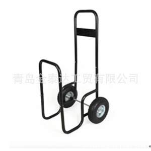 Chariot à outils manuel en acier, 2 roues, noir, revêtement poudré, JTD0002, portable, pour usage extérieur - Product Image 5