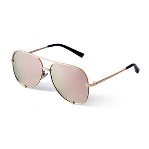 STORY STYZ6256 Factory Wholesale Fashion Trend Classic <strong>Aviation</strong> Polarized Oversized Metal <strong>Sunglasses</strong> Double Bridge Sun Glasses - Product Image 4