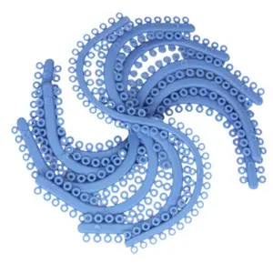 أربطة أسنان لطبيب الأسنان, أربطة أسنان لطبيب الأسنان لتقويم الأسنان باللون الأزرق من النوع <span class=keywords><strong>S</strong></span> ، مطاطية مرنة من النوع المطاطي لتكبير حجم الأسنان وتقويم الأسنان ، أربطة منفصلة - Product Image 1