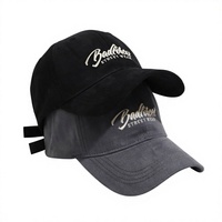 Casquette de baseball unisexe réglable à 6 panneaux en tissu courant, personnalisable OEM/ODM avec broderie et motif lettres, idéale pour un usage quotidien en ville et en extérieur