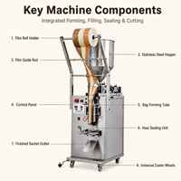 Emballage automatique à 30 poches pour lait et sucre au miel, pour l'eau et la Mayonnaise, Machine à Sauce