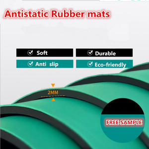Hoja de goma antiestática segura ESD para pisos Servicio de procesamiento de corte personalizado disponible - Product Image 4