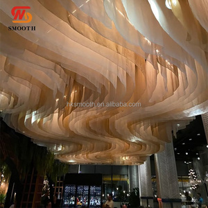 Cortina de Techo para Eventos y Bodas, Personalizable, de Tela de Chifón Marrón, para Decoración de Techos en Eventos - Product Image 1