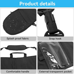 Sac de transport pour pagaie de kayak imperméable, sac de rangement pour pagaie de kayak, canoë, bateau, robuste, avec poignée et bandoulière - Product Image 6