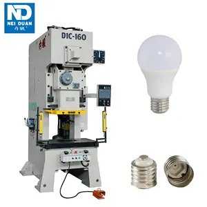 Pneumatic Extrusion Electric Form Metal Aluminum Foil Lid LED Bulb Cap Punching Press Machine Price