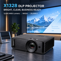 Projecteur DLP WXGA X1328 5000 ANSI Lumens pour salles de classe, bureaux, salles de réunion, amphithéâtres, commandes en gros