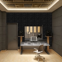 Panneaux acoustiques blancs OEM personnalisés pour salle de jeu, panneaux muraux acoustiques, absorption du son, prix d'usine, vente en gros, livraison rapide