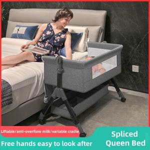 <span class=keywords><strong>Cuna</strong></span> Moderna de Lujo 2 en 1 Multifuncional, <span class=keywords><strong>Cuna</strong></span> de Metal, Cama para Bebés, Cambiador, Corralito para Niños, Uso en Exteriores, <span class=keywords><strong>Parque</strong></span>, Baño - Product Image 3