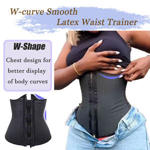 Nouveau colombien Fajase BBL Ann Cherry Latex serre-taille sueur taille tondeuse pour l'entraînement Latex taille formateur pour la perte de poids - Product Image 2