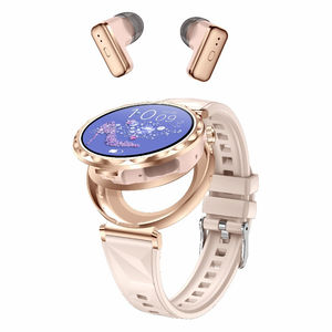 Reloj Inteligente Deportivo para Mujer, Pantalla Redonda, Diseño Moderno, T101A, Silicona, IP67, Monitor de Presión Arterial, Registro del Sueño, Gran Venta - Product Image 2