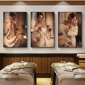 Ritratti Moderni, Dipinti di Nudi Femminili, Arte Murale con Figure Posteriori, Quadri Sexy di Ragazze, Arte in Cristallo e Porcellana per Decorazione Alberghiera - Product Image 5