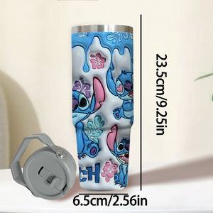 แก้วน้ำสแตนเลสลายอนิเมะขนาด 30 ออนซ์ พิมพ์ลาย UV กันลื่น จัดส่งใน 2 วันในสหรัฐอเมริกา สำหรับเครื่องดื่มส่งเสริมการขาย - Product Image 3