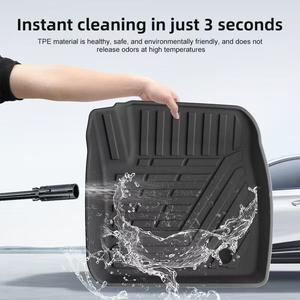 Alfombrillas de TPE Ecológicas Antideslizantes y Resistentes al Desgaste de 3.5mm de Grosor, Impermeables y Semienvolventes, Hechas a Medida para <span class=keywords><strong>Nissan</strong></span> <span class=keywords><strong>X</strong></span>-<span class=keywords><strong>trail</strong></span> 2025 (Juego de 4 Piezas) - Product Image 5