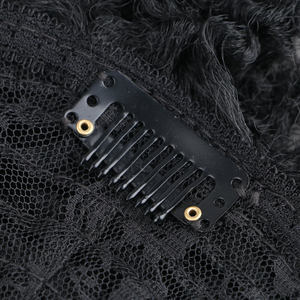 Extensiones de Cabello Rizado <span class=keywords><strong>para</strong></span> Mujeres y Hombres con Cabello Fino, Extensiones de Cabello Cortas con Clip, Cola de Caballo - Product Image 4