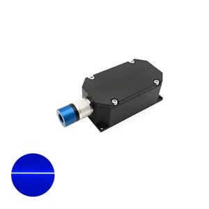 Penjualan paling laris stabilitas tinggi pemfokusan dapat disesuaikan 450nm 2W 2000mW modul Diode Laser jalur biru lensa Powell