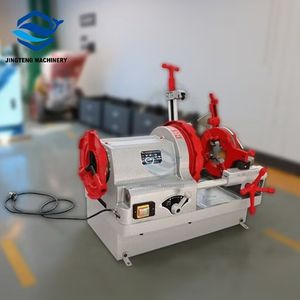 NPT/BSPTパイプスレッディングマシンスチールロッドスレッディングマシンパイプスレッディング建設現場用 - Product Image 1