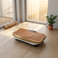 Plateforme vibrante électromagnétique TUDEEN pour exercices du corps entier, plateforme de fitness ABS+TPR pour la maison, la salle de sport et le bureau
