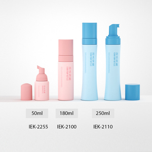 150ml 250ml 500ml đen tím bọt chai cho mặt Sữa rửa mặt tùy chỉnh lông mi dầu gội bao bì Matte Mousse tạo bọt chai - Product Image 2