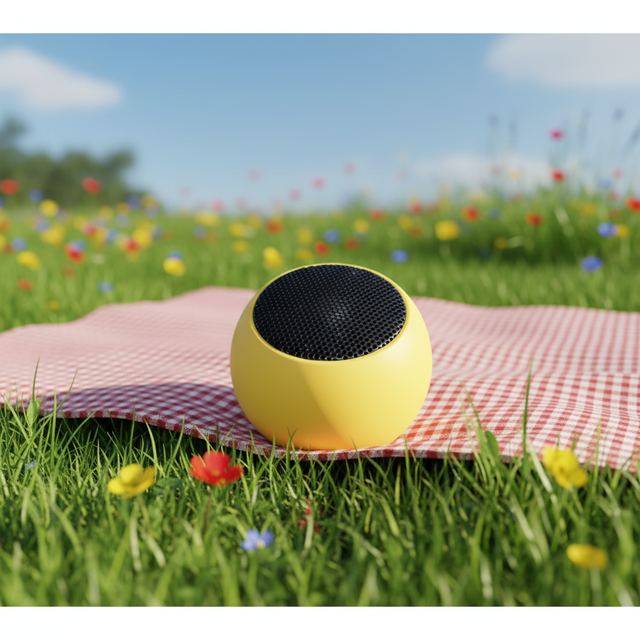 Wireless Stereo Mini Speakers Portable Small Speaker Water Resistant Rechargeable Metal Speakers for Phone Tablet PC