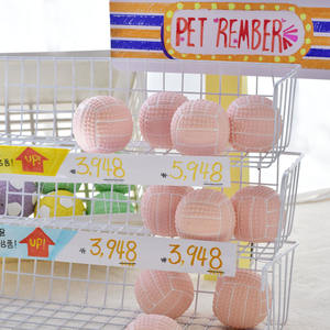 Mainan bola anjing REMBER hewan peliharaan mainan hewan peliharaan REMBER lateks membuat suara mainan bola voli sepak bola interaktif anak anjing mainan sepak bola - Product Image 2