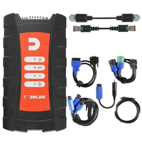 Adaptador de Enlace de Datos Cummins INLINE 7, Herramienta de Diagnóstico de Fallas para Motores Diésel de Camiones de Servicio Pesado