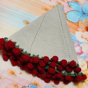 <span class=keywords><strong>Couverture</strong></span> en <span class=keywords><strong>crochet</strong></span> faite main motif rose et tournesol 70 cm, <span class=keywords><strong>Couverture</strong></span> Rose Bell, Kit de matériel DIY fait main, Cadeau de <span class=keywords><strong>crochet</strong></span> et tricot pour petite amie - Product Image 1
