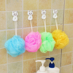 Colorful Flower Bath Sponge Soft Plastic Shower Pouf For Bathroom Use - Product Image 3