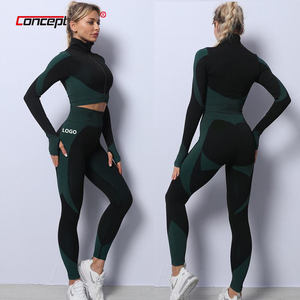 <span class=keywords><strong>Ropa</strong></span> Deportiva para Mujer, <span class=keywords><strong>Ropa</strong></span> <span class=keywords><strong>de</strong></span> entrenamiento para Yoga, activa, sin costuras, gimnasio y Fitness - Product Image 6