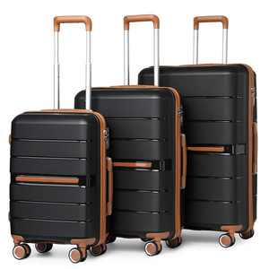<span class=keywords><strong>Valise</strong></span> légère en polypropylène rigide avec 4 roues et serrure <span class=keywords><strong>TSA</strong></span> intégrée (Bleu) - Product Image 2
