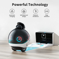 Carga automática alta versión mascota gato perro compañero Robot Cámara Monitor advertencia Cámara inteligente para niños personas mayores