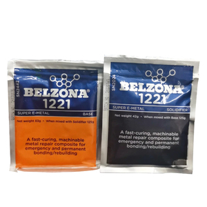 BELZONA 1221 Réparation industrielle 125g Super <span class=keywords><strong>E</strong></span> Métal Réparation rapide d'urgence - Product Image 1