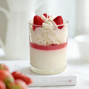 Wholesale Novelty Ice Cream Dessert Shaped Soy Wax Scented <b>Candle</b> Creative Home Decor Birthday Gift Custom <b>Candles</b> with Logo - Product Image 2