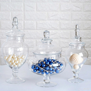 Frasco <span class=keywords><strong>de</strong></span> <span class=keywords><strong>Cristal</strong></span> Hecho a Mano <span class=keywords><strong>para</strong></span> Dulces, Recipiente <span class=keywords><strong>de</strong></span> <span class=keywords><strong>Cristal</strong></span> <span class=keywords><strong>para</strong></span> Dulces, Exhibidor <span class=keywords><strong>de</strong></span> Dulces, Frasco <span class=keywords><strong>de</strong></span> <span class=keywords><strong>Cristal</strong></span> <span class=keywords><strong>para</strong></span> Almacenamiento <span class=keywords><strong>de</strong></span> Alimentos con Tapa - Product Image 5