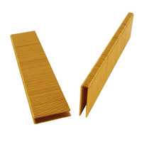 Agrafes en fil métallique galvanisé de calibre 18, 1/4 pouce, 5,7 mm, couronne étroite, 90/35, finition moyenne, pour agrafeuse pneumatique 9040
