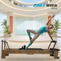 Machine de Pilates à Cadre en Bois de Caoutchouc Premium MND M101A (2) – Équipement Commercial de Pilates pour Studio à Domicile en Bois de Caoutchouc Naturel