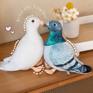 Simulación de peluche de Paloma azul de peluche Animal de juguete lindo Rock Pigeon regalos animados para Niños cumpleaños/decoración del hogar - Product Image 2