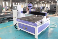 Chine ACCTEK Routeur CNC ATC de petite taille 1200*1200mm avec 4 couteaux pour les petites entreprises de publicité Gravure et découpe acryliques