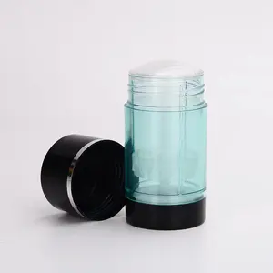 Прозрачный пластиковый дезодорант-трубка, пустой пластиковый контейнер-дезодорант для палочек, 15 г, 30 г, 50 г, 75 г