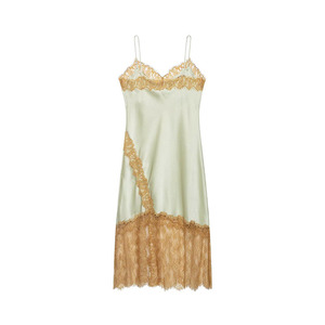 ZATRHMBM Novedades Verano 2026: Elegante Vestido con Ribete de Encaje, Estilo Vintage, Tirantes Finos, Vestido Casual para Mujer - Product Image 2
