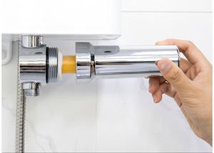 Filtration en deux étapes VITA Aroma Accessoire de robinet de salle de bain Le boîtier du filtre à vitamine C élimine le chlore fournit 10 options de parfum - Product Image 3