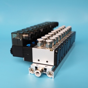 ข้อต่อแบบเร็วพิเศษ 1/4 8 มม. อลูมิเนียม 4V210-08-10F 5 ทาง 12V ชุดจ่ายลม - Product Image 2
