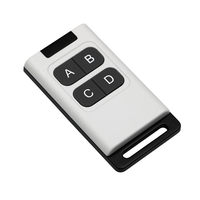 Control Remoto Universal Inalámbrico RF 315 433.92Mhz, Control Remoto Inteligente de 4 Canales, Control Remoto con Código de Aprendizaje EV1527, Duplicador de Control Remoto